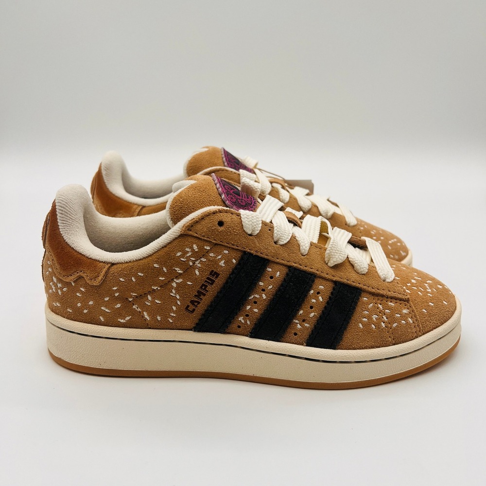 Adidas Campus 00s J Concha Brown Suede Sneakers JQ2105 Womens 6